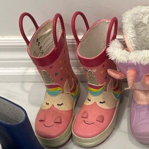 3/$20 unicorn rain boots